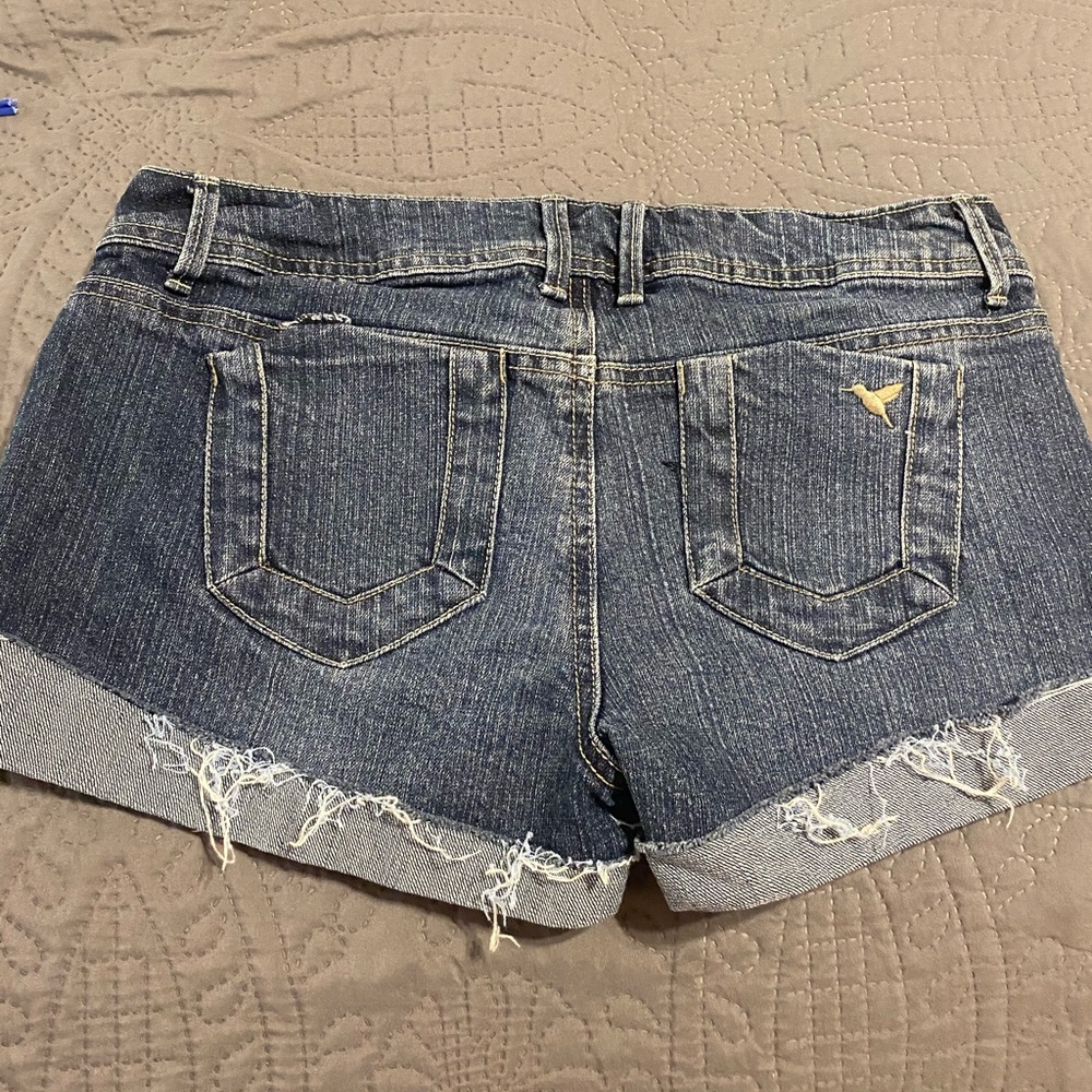 Blue jean shorts